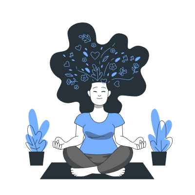 Meditation illustration